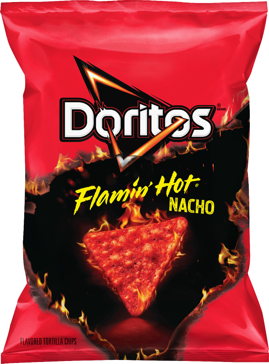 red pack of doritos